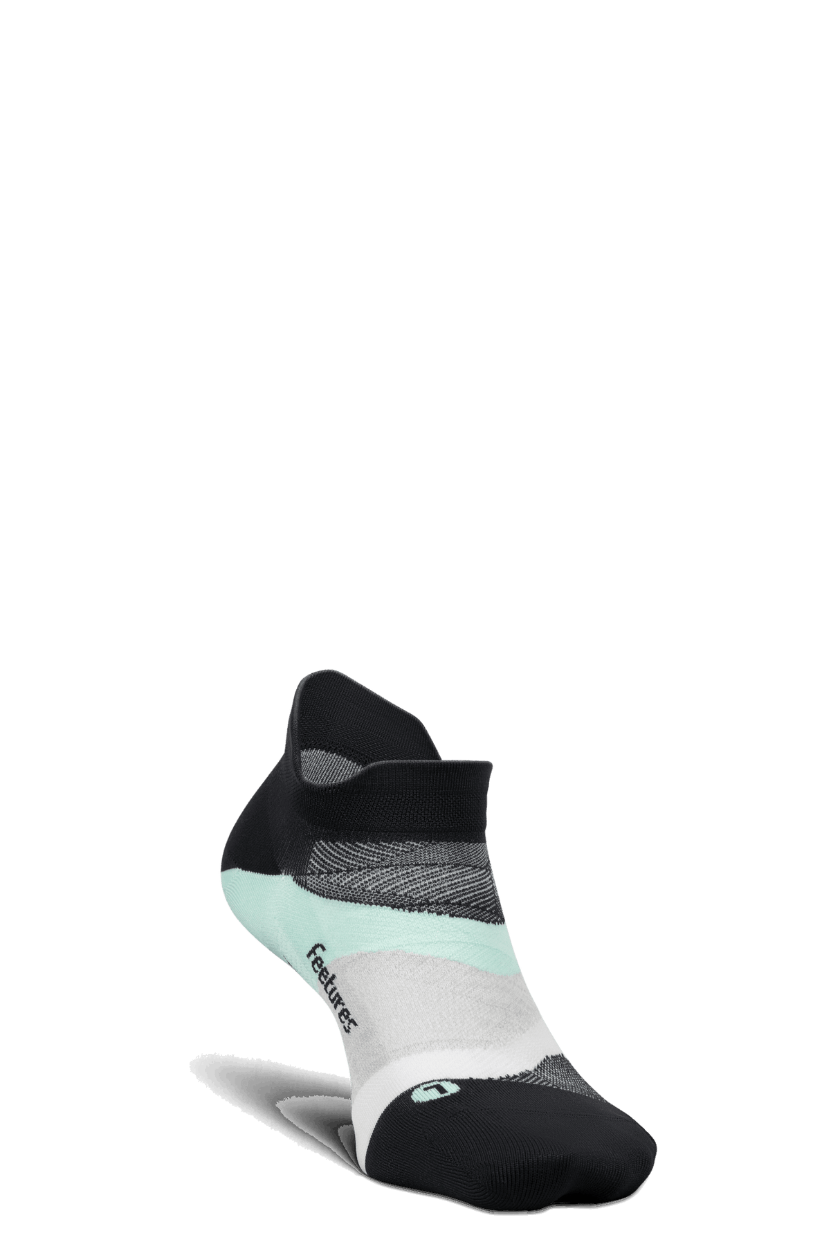 Buy Feetures Active Elite Ultra Light Cushion No Show Tab - Mint Chip for running in Singapore - Running Lab SG