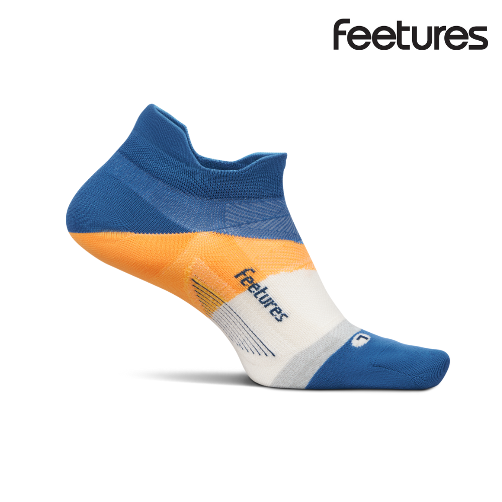 Feetures Active Elite Ultra Light Cushion No Show Tab - Rally Blue