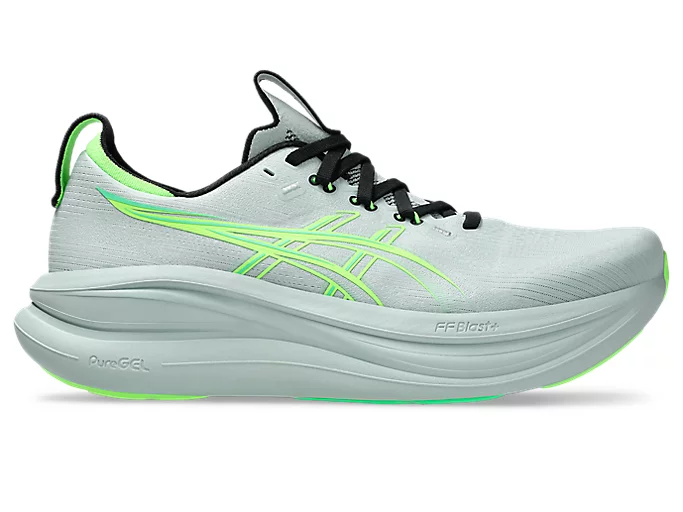 ASICS Men Gel-Nimbus 28 Wide - Cold Moss / Illuminate Green