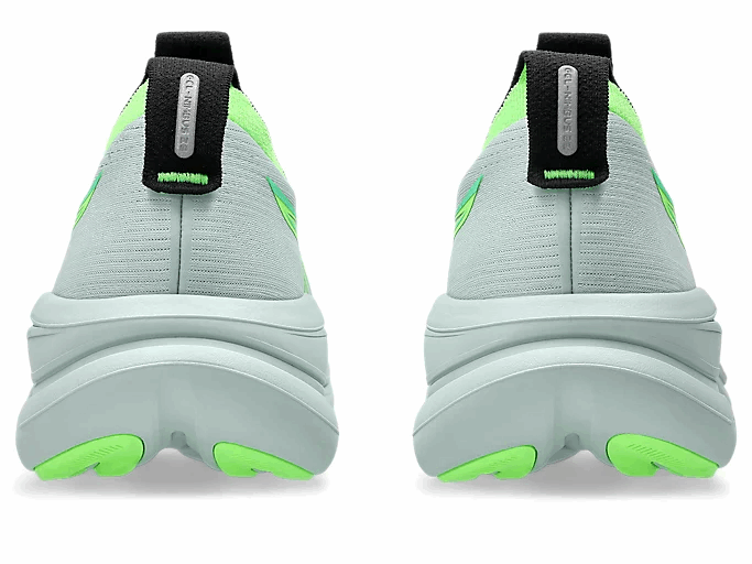 Buy ASICS Men Gel-Nimbus 28 Wide - Cold Moss / Illuminate Green for running in Singapore - Running Lab SG