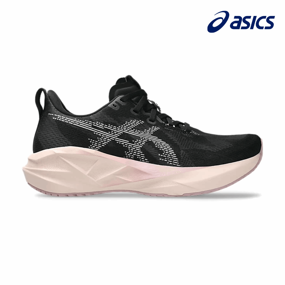 ASICS Women Novablast 5 - Black / Pearl Pink – Running Lab Singapore
