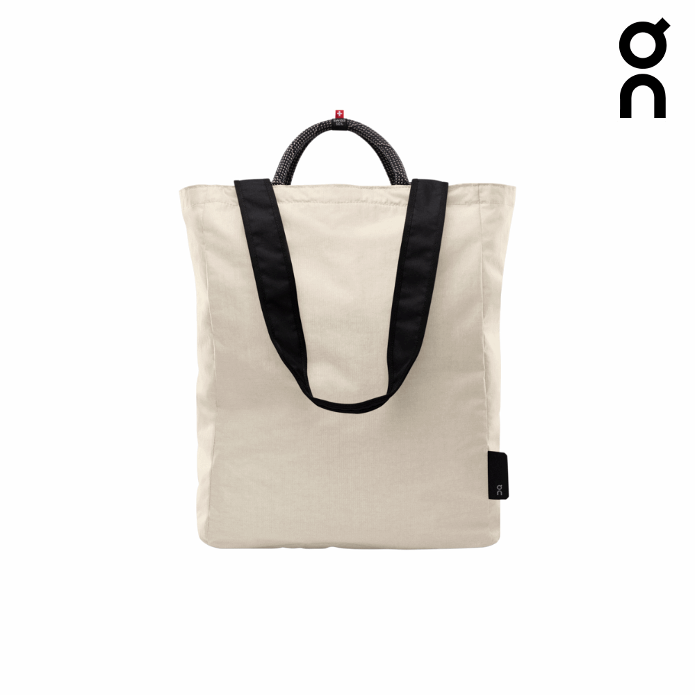Buy On Unisex Tote Pack 25L - Cream / Black for running in Singapore - Running Lab SG