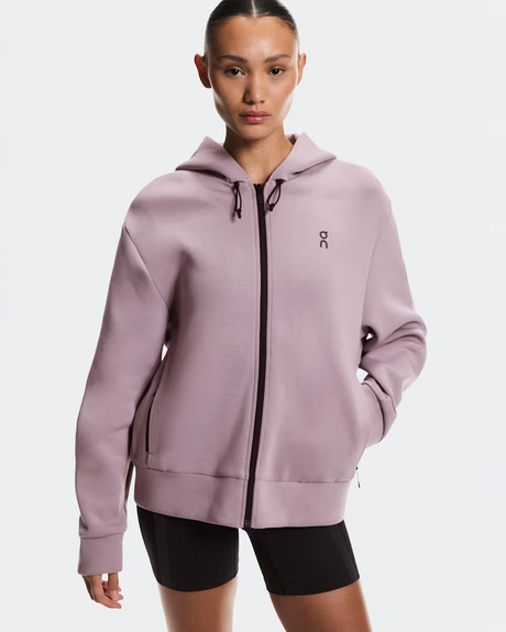 On Women Focus Tech Zip Hoodie - Heron