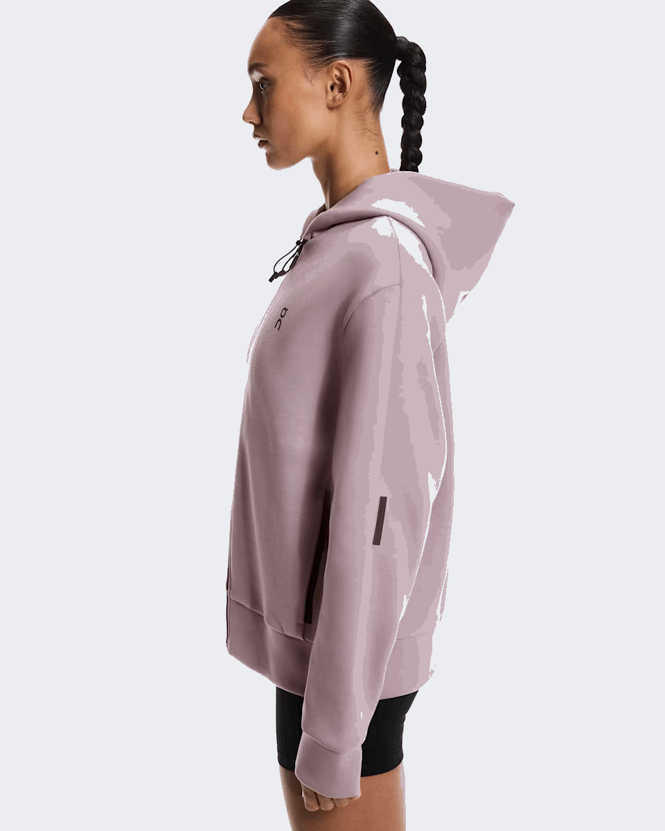 Buy On Women Focus Tech Zip Hoodie - Heron for running in Singapore - Running Lab SG