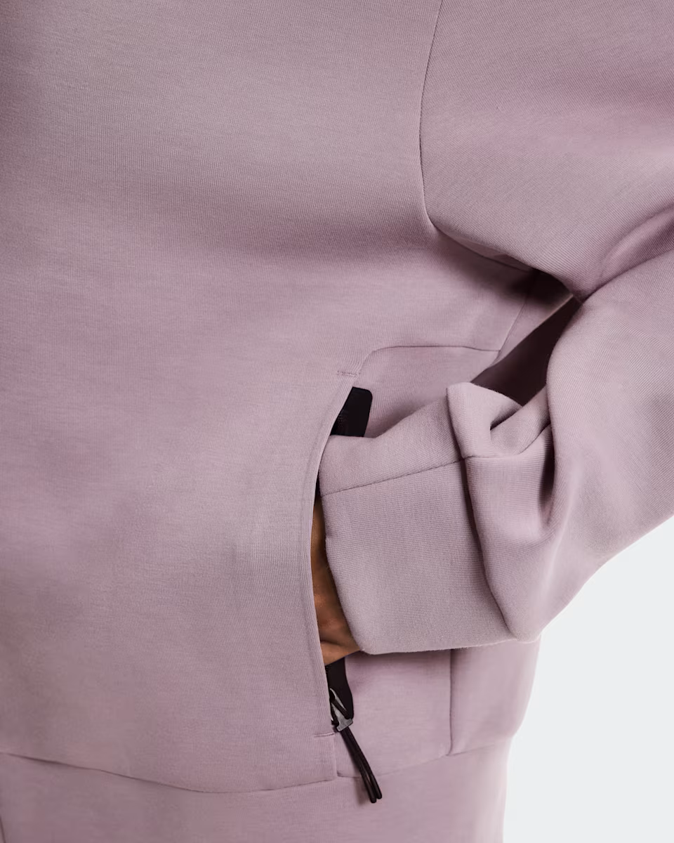 On Women Focus Tech Zip Hoodie - Heron