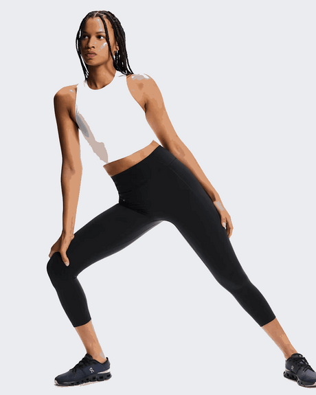 Buy On Women Studio Tights 7/8 - Black for running in Singapore - Running Lab SG