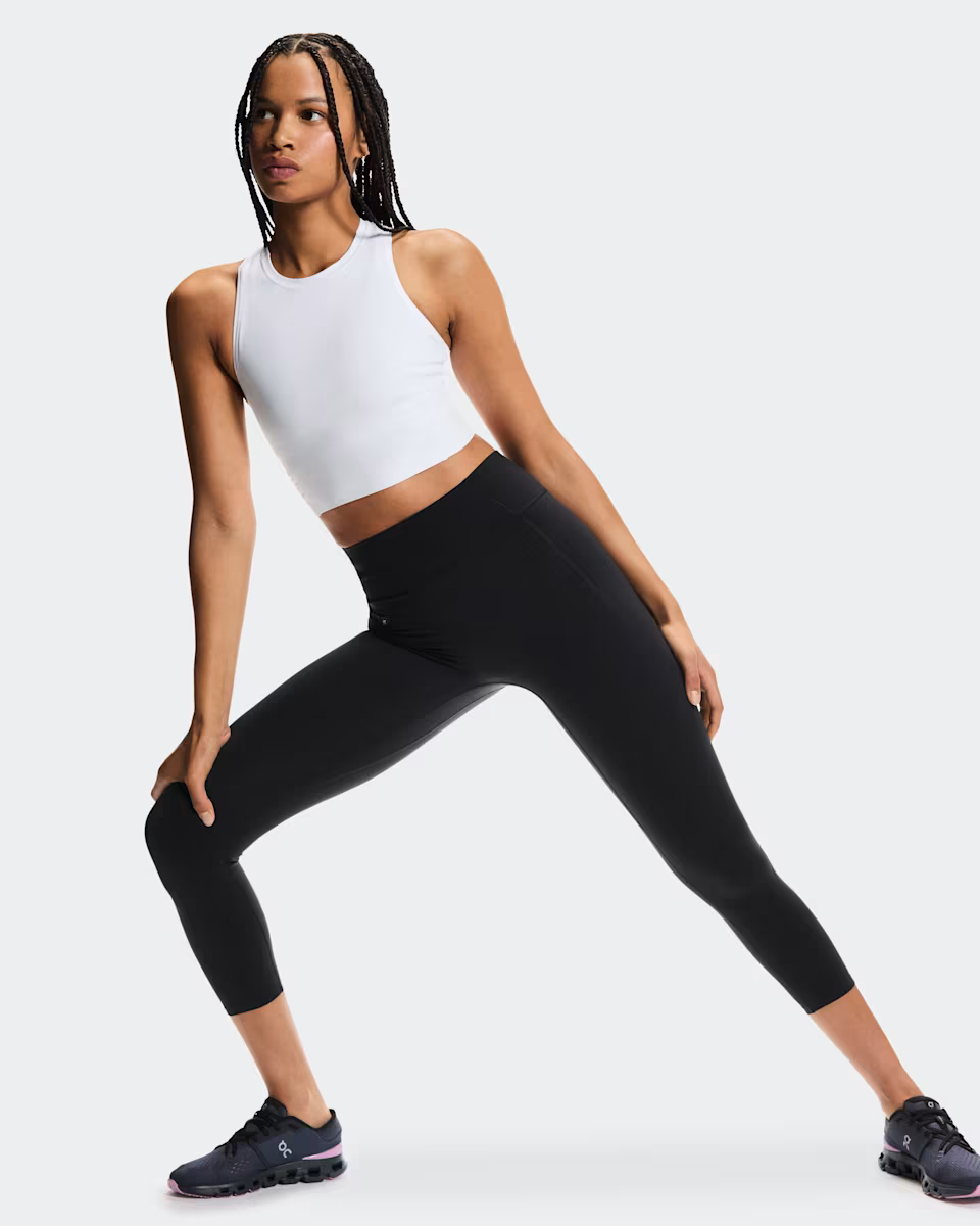 On Women Studio Tights 7/8 - Black