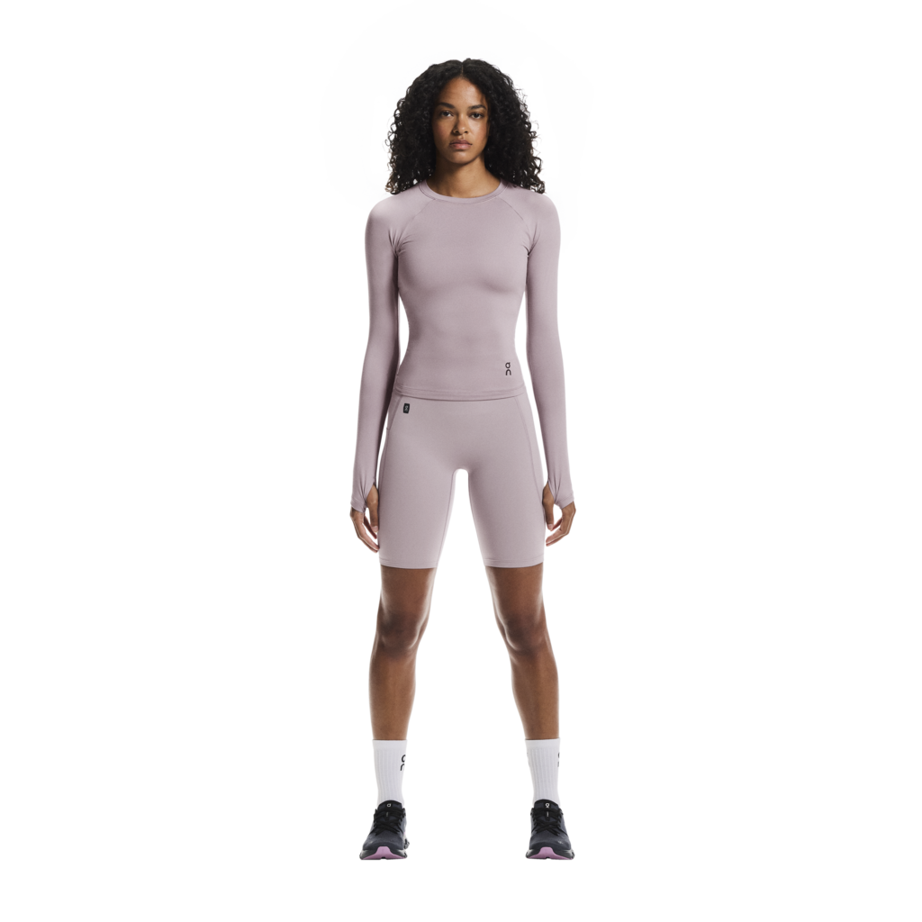 On Women Studio Tights Short - Heron