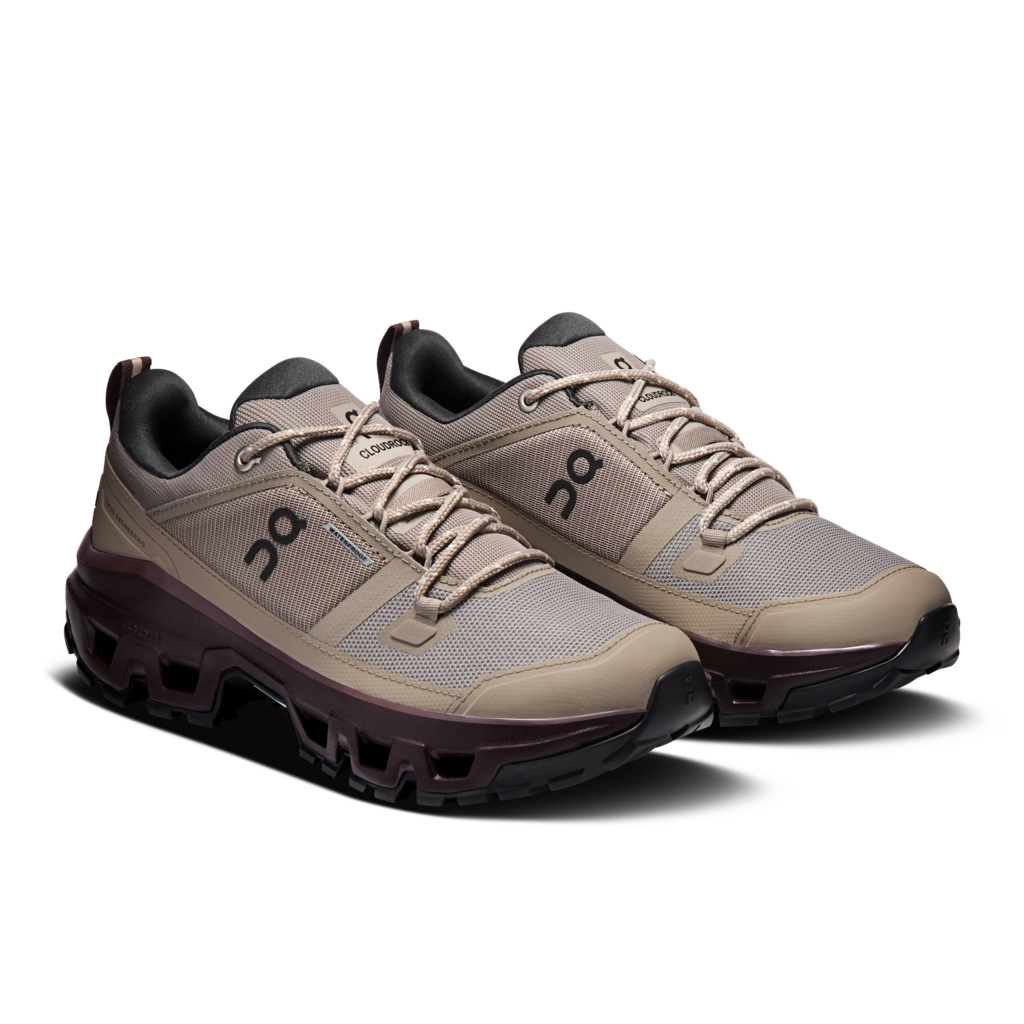 On Women Cloudrock Low Waterproof - Cinder / Ox