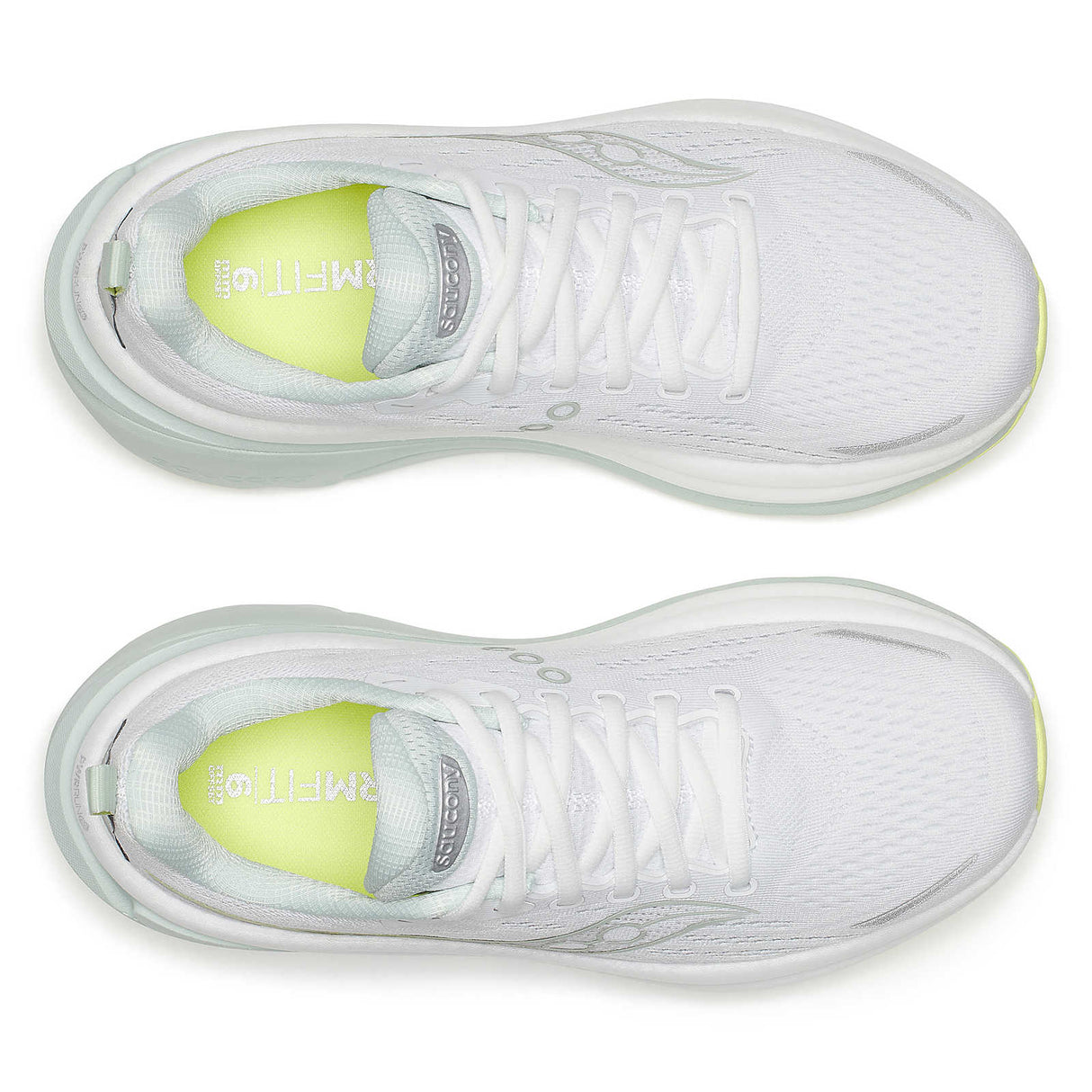 Buy Saucony Women Hurricane 25 Wide - White / Mist for running in Singapore - Running Lab SG