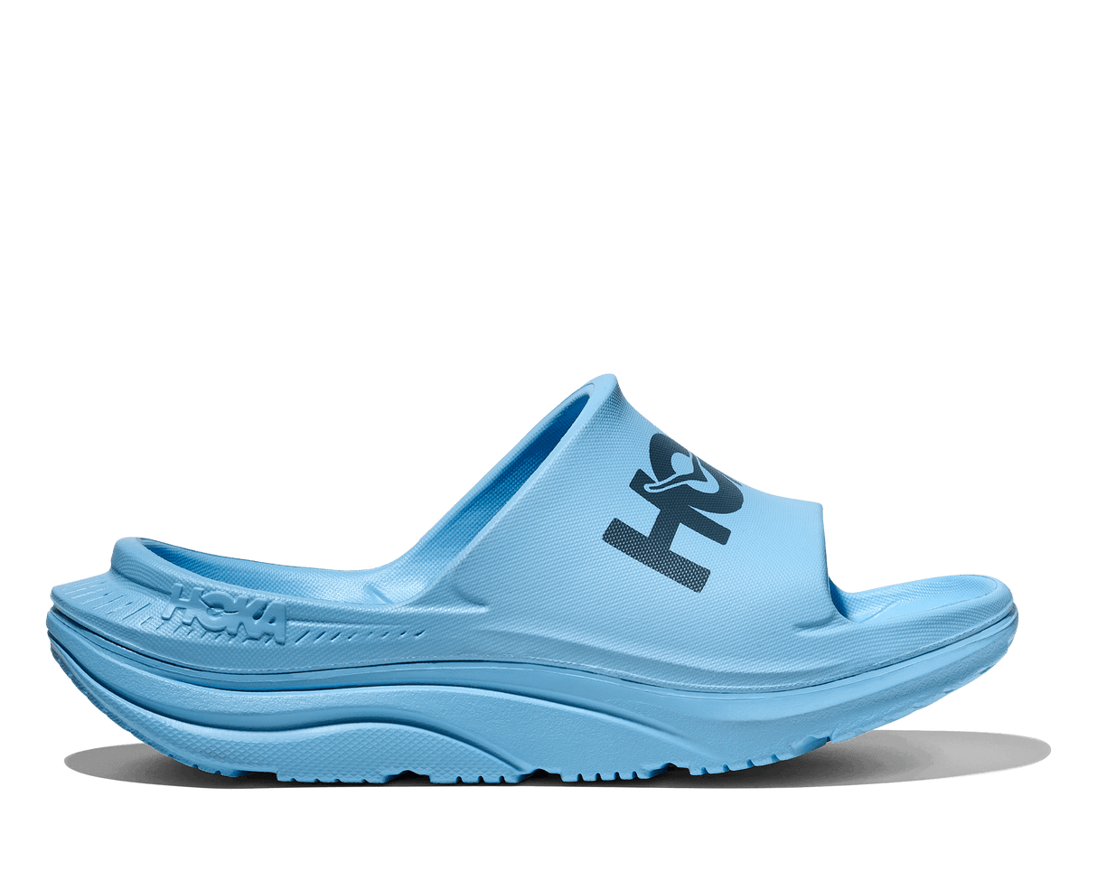 Buy HOKA Unisex Ora Athletic Slide - Soaring Blue / Faded Navy for running in Singapore - Running Lab SG