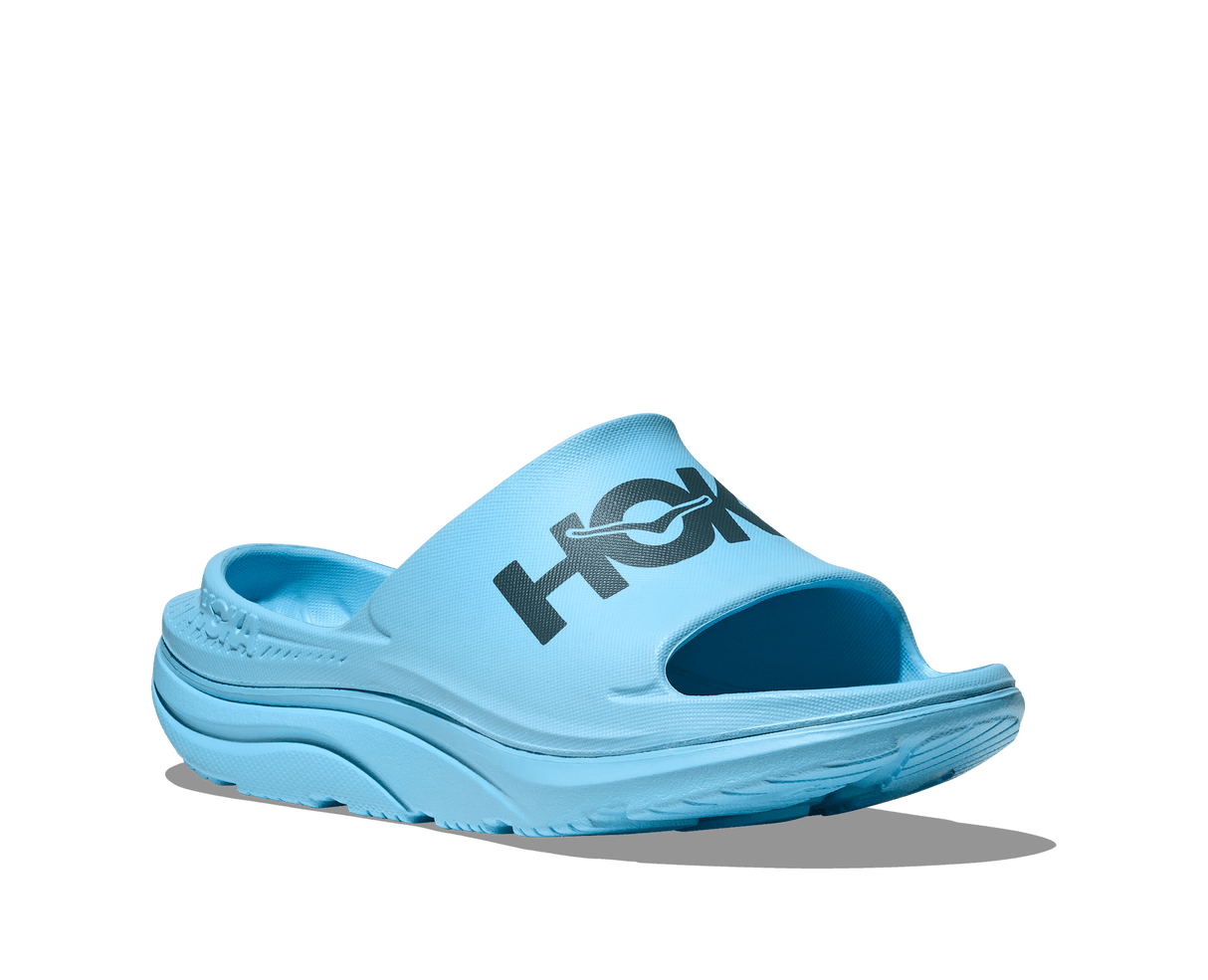 Buy HOKA Unisex Ora Athletic Slide - Soaring Blue / Faded Navy for running in Singapore - Running Lab SG