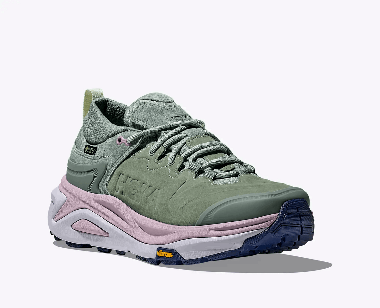 Buy HOKA Women Kaha 3 Low GTX - Rosemary / Ambient Blue for running in Singapore - Running Lab SG
