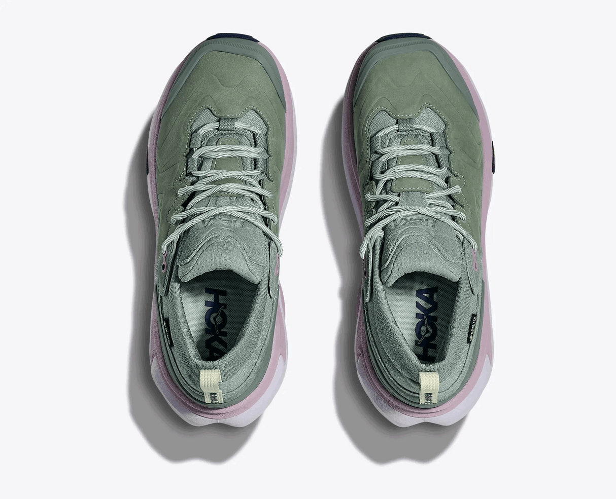 Buy HOKA Women Kaha 3 Low GTX - Rosemary / Ambient Blue for running in Singapore - Running Lab SG