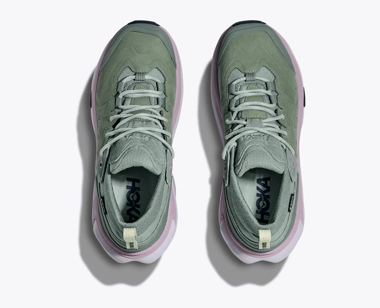 Buy HOKA Women Kaha 3 Low GTX - Rosemary / Ambient Blue for running in Singapore - Running Lab SG