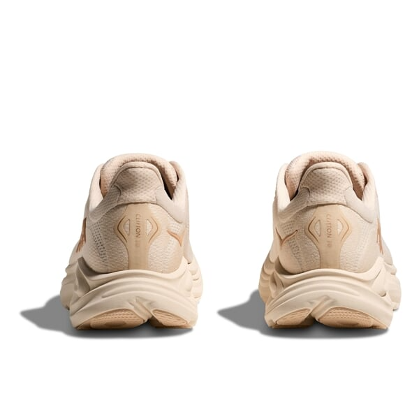 Buy HOKA Women Clifton 10 Wide - Vanilla / Birch for running in Singapore - Running Lab SG