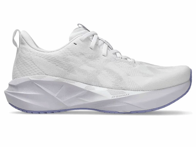 Buy ASICS Women Novablast 5 Wide - White / Lilac Hint for running in Singapore - Running Lab SG