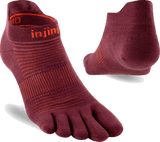 Buy Injinji Run Lightweight No-Show Coolmax - Mahogany for running in Singapore - Running Lab SG