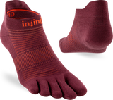 Buy Injinji Run Lightweight No-Show Coolmax - Mahogany for running in Singapore - Running Lab SG