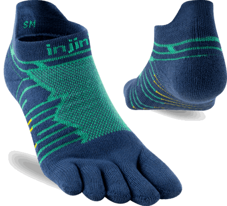 Buy Injinji Ultra Run Midweight No-Show Coolmax - Poseidon for running in Singapore - Running Lab SG