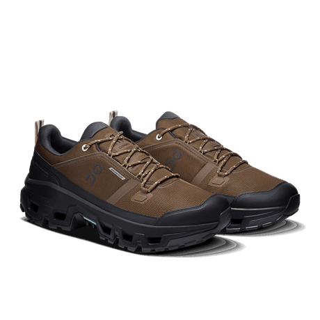 Buy On Men Cloudrock Low Waterproof - Earth / Black for running in Singapore - Running Lab SG