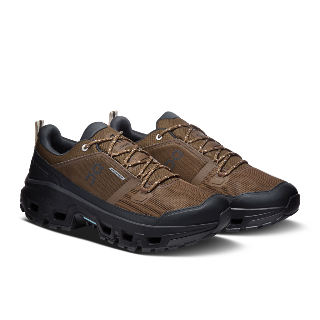 Buy On Men Cloudrock Low Waterproof - Earth / Black for running in Singapore - Running Lab SG