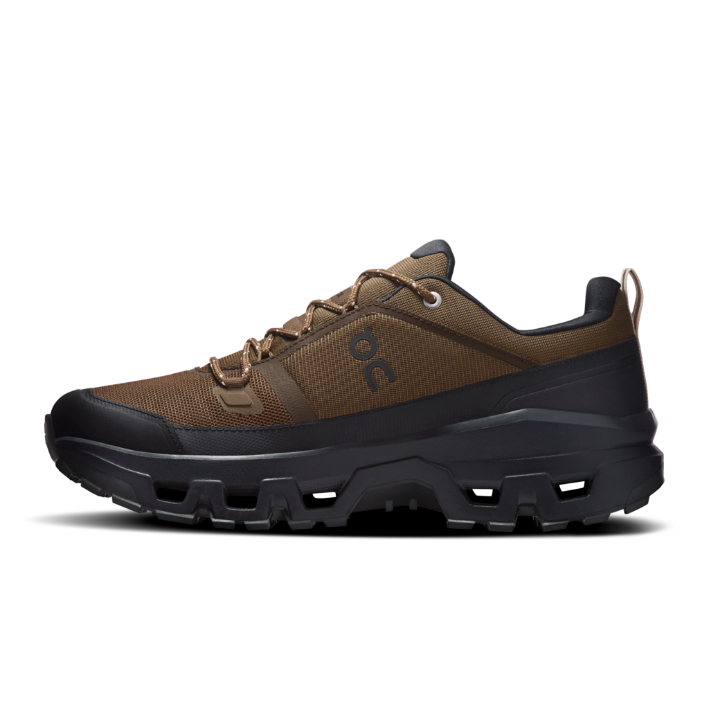 Buy On Men Cloudrock Low Waterproof - Earth / Black for running in Singapore - Running Lab SG