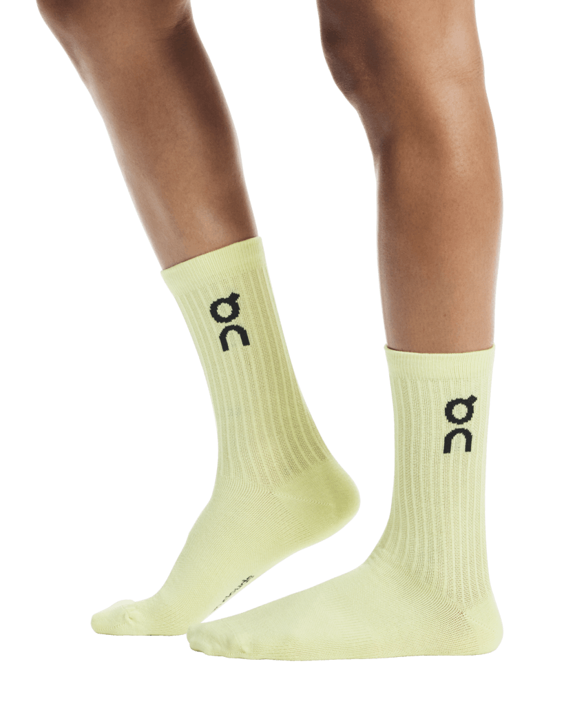 Buy On Unisex Logo Sock High 3-Pack - Lemonade / Tin for running in Singapore - Running Lab SG