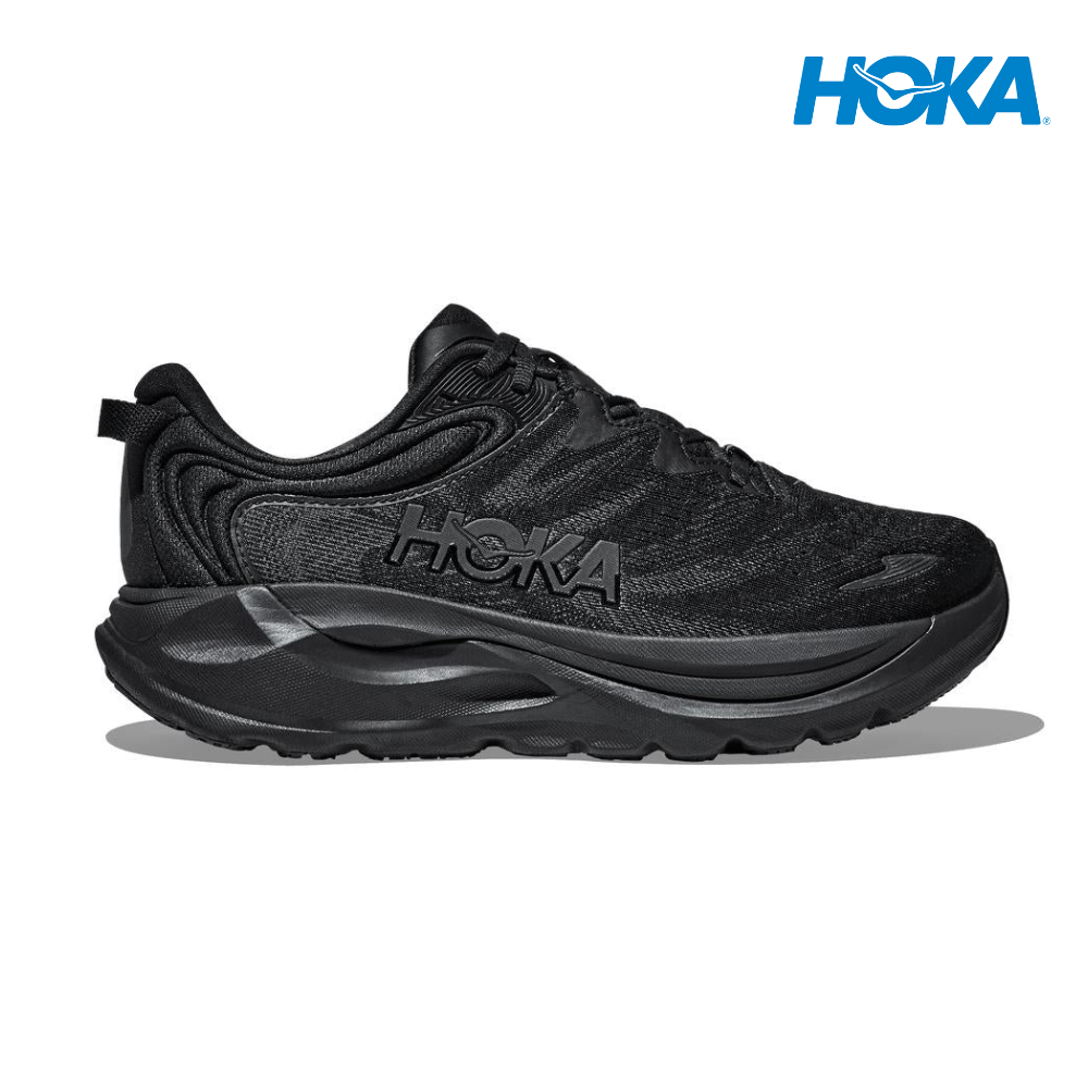 Buy HOKA Women Gaviota 6 Wide - Black / Black for running in Singapore - Running Lab SG