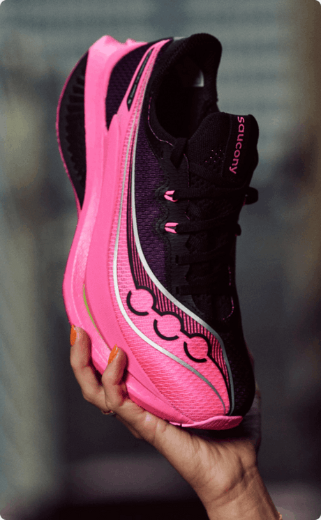 Buy Saucony Women Endorphin Pro 5 - Black / Shock for running in Singapore - Running Lab SG