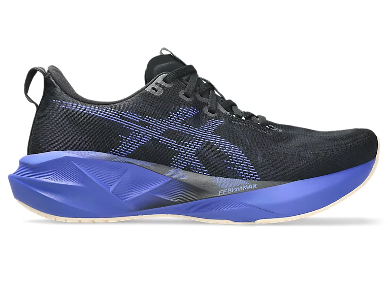 Buy ASICS Men Novablast 5 - Black / Cobalt Burst for running in Singapore - Running Lab SG