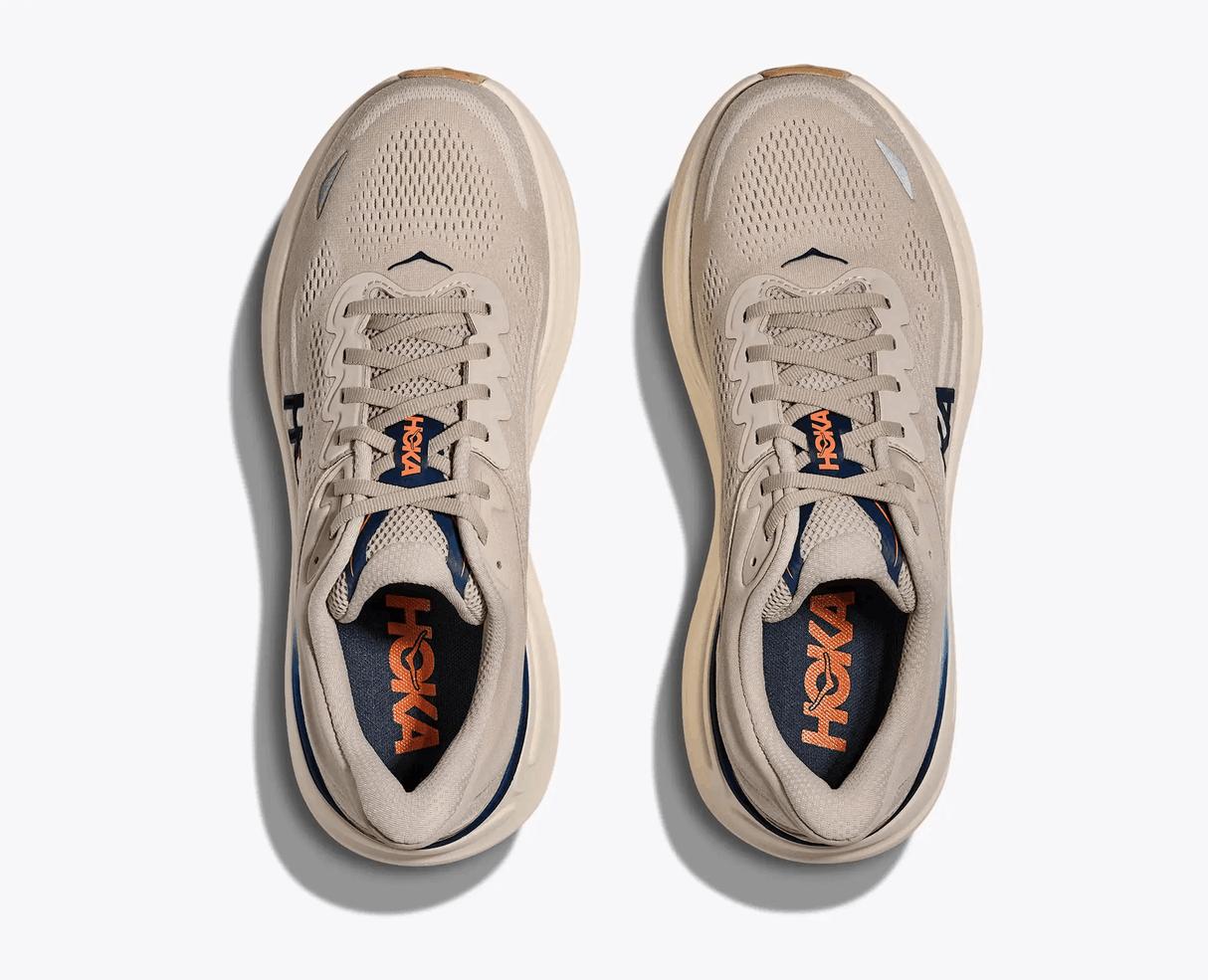 Buy HOKA Men Bondi 9 Wide - Stucco / Grout for running in Singapore - Running Lab SG