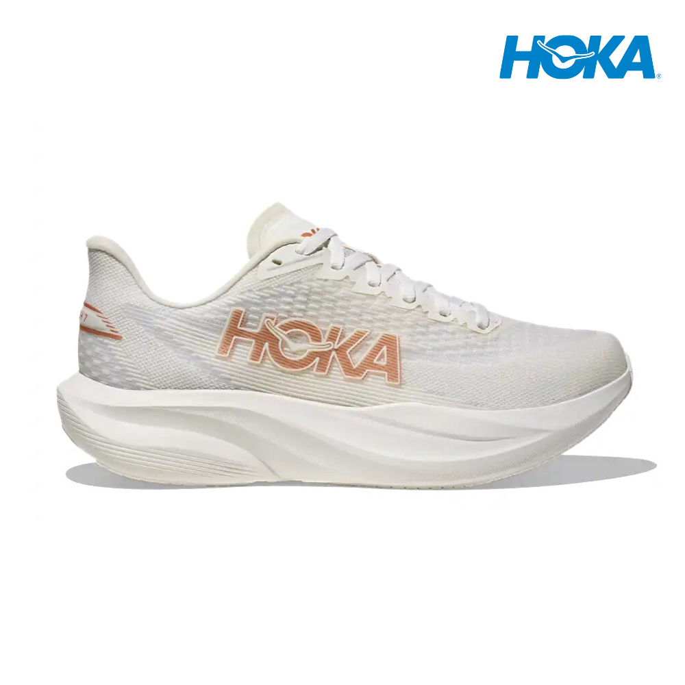 Buy HOKA Women Mach 7 Wide - Frost / Rose Gold for running in Singapore - Running Lab SG