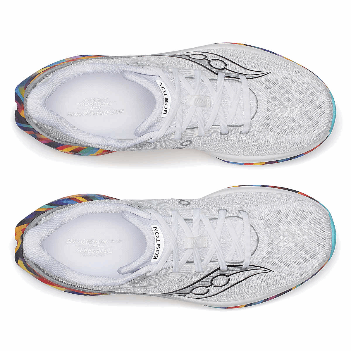 Buy Saucony Men Endorphin Speed 5 Boston - White / Multi for running in Singapore - Running Lab SG