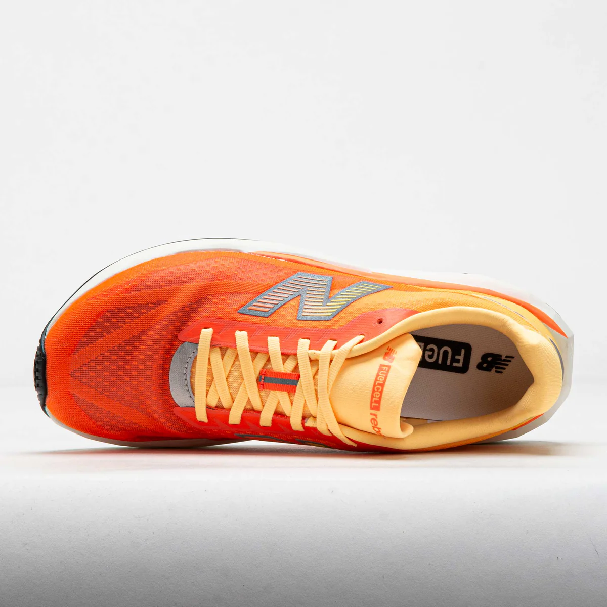 Buy New Balance Men FuelCell Rebel V5 - Tangerine Heat / Silver Metallic for running in Singapore - Running Lab SG