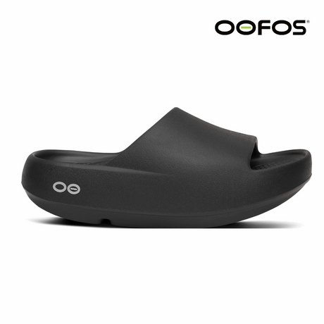 Buy OOFOS Unisex OOahh Plus - Black for running in Singapore - Running Lab SG