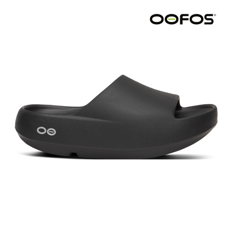 Buy OOFOS Unisex OOahh Plus - Black for running in Singapore - Running Lab SG