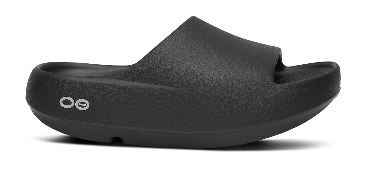 OOFOS Unisex OOahh Plus - Black – Running Lab Singapore