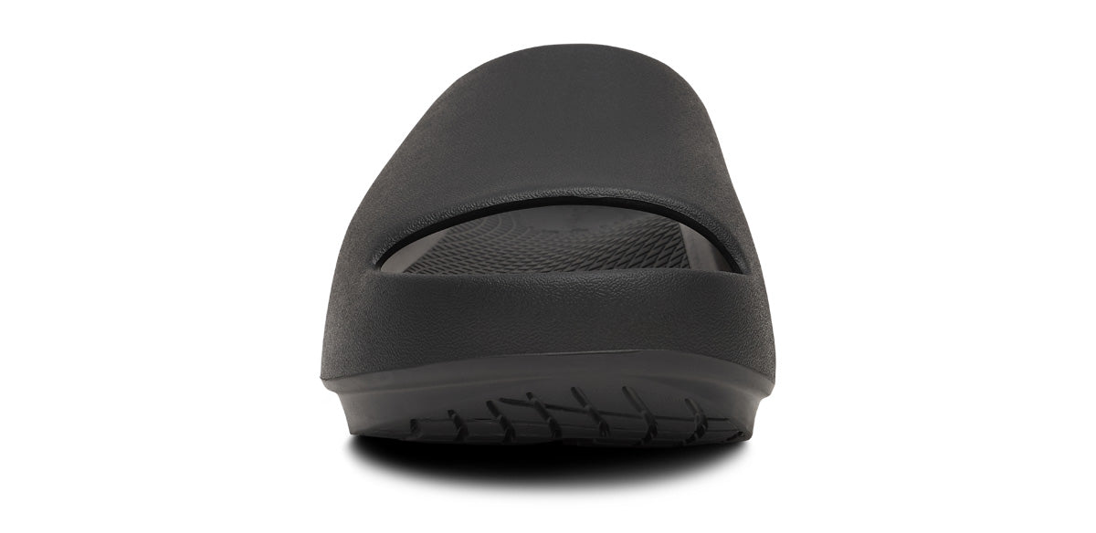 OOFOS Unisex OOahh Plus - Black – Running Lab Singapore