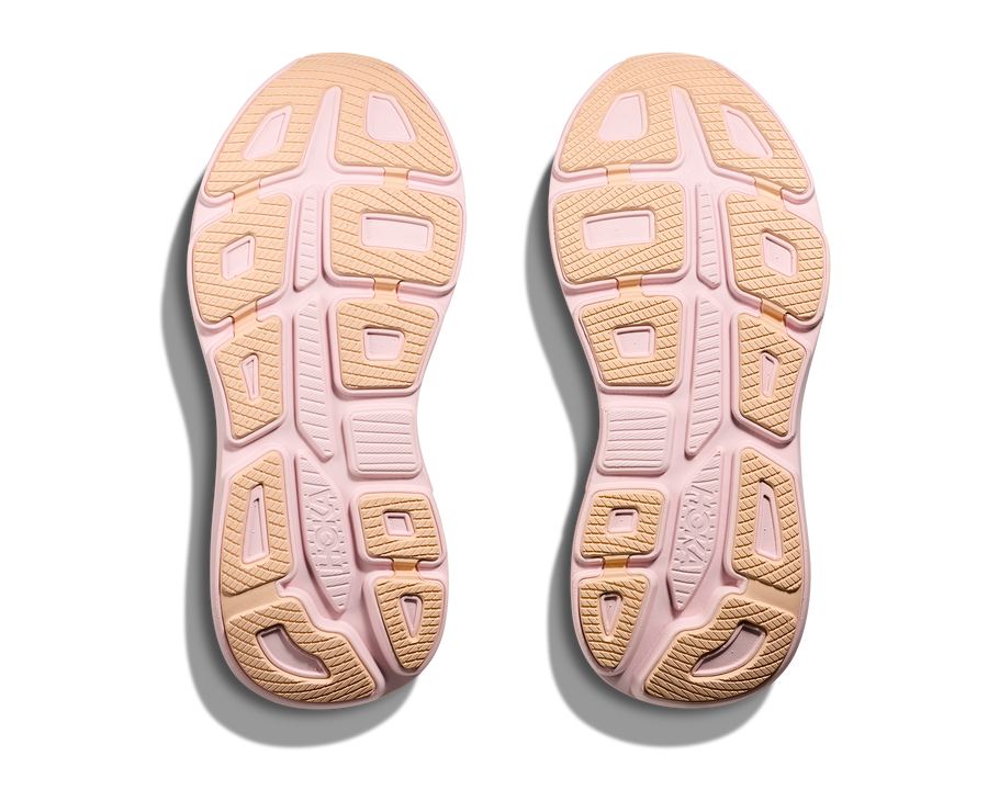 Buy HOKA Women Bondi 9 Wide - Lilac Cream / Tangerine Glow for running in Singapore - Running Lab SG