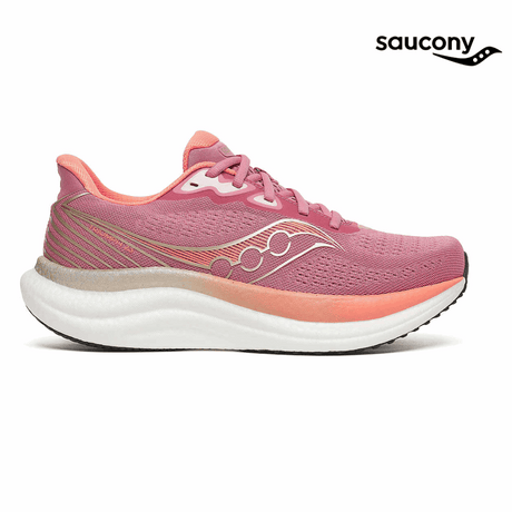 Buy Saucony Women Triumph 23 - Mauve / Black for running in Singapore - Running Lab SG