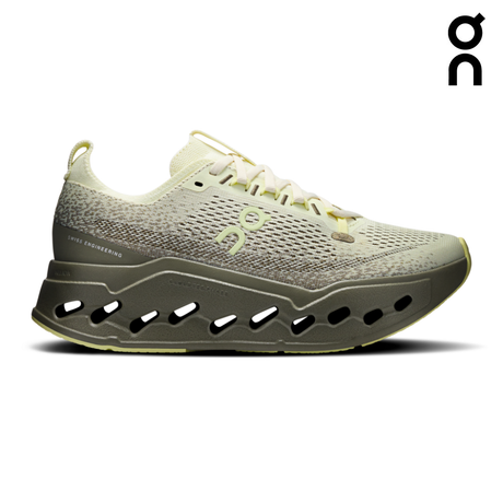 Buy On Women Cloudsurfer Max - Seedling / Olive for running in Singapore - Running Lab SG