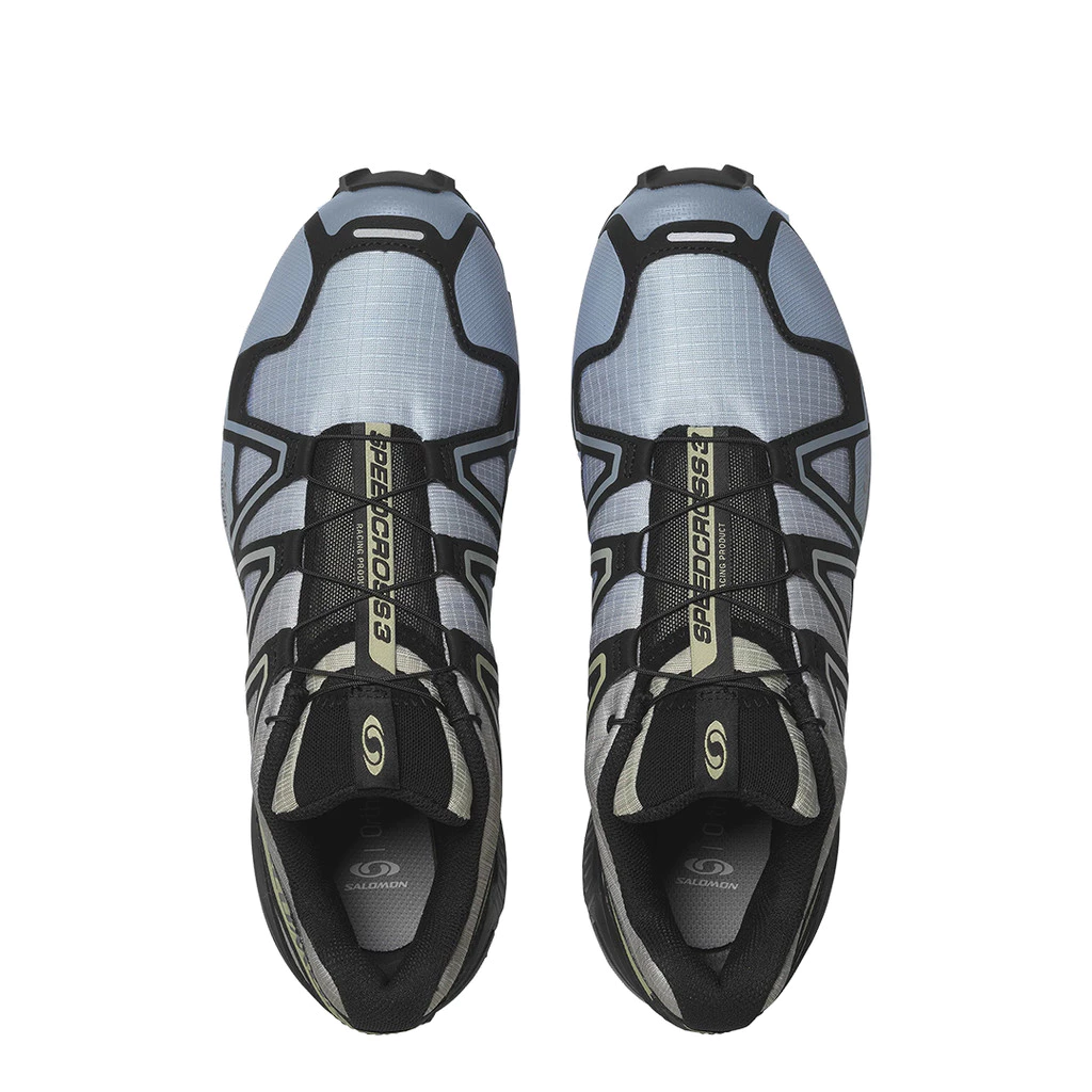 Buy Salomon Unisex Speedcross 3 - Chromatic Black / Alfalfa / Blue Fog for running in Singapore - Running Lab SG