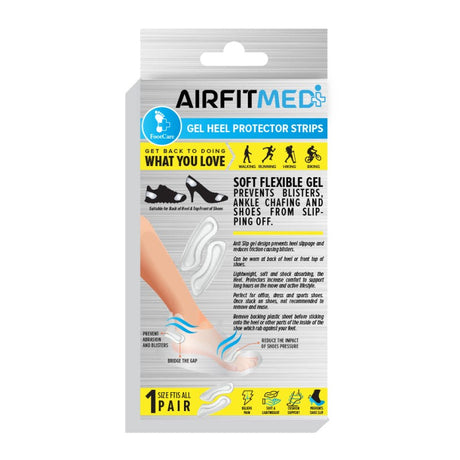 Buy AirFit Medi Complete Heel Protector - Stick On Shoe Design for running in Singapore - Running Lab SG