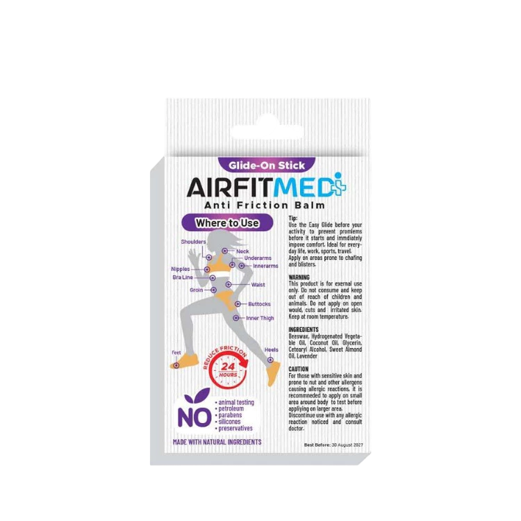 Buy AirFit Medi Easy Glide-On Stick-Body - Calming Lavender Infused for running in Singapore - Running Lab SG