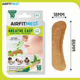 Buy AirFit Medi Nasal Dilation Tape - Menthol Infused for running in Singapore - Running Lab SG