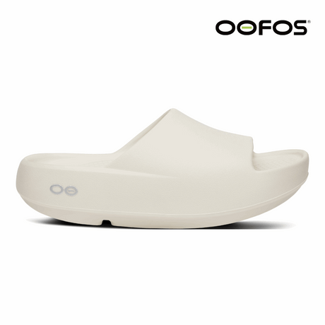 Buy OOFOS Unisex OOahh Plus - Chalk for running in Singapore - Running Lab SG