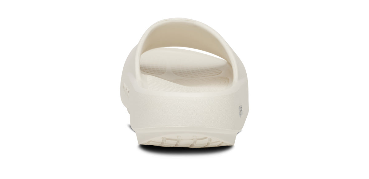 OOFOS Unisex OOahh Plus - Chalk – Running Lab Singapore