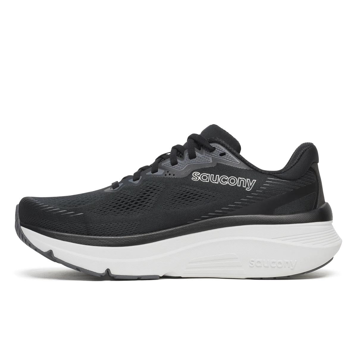 Buy Saucony Men Guide 19 Wide - Black / Silver for running in Singapore - Running Lab SG