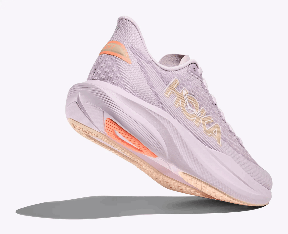 Buy HOKA Women Mach 7 Wide - Lilac Cream / Tangerine Glow for running in Singapore - Running Lab SG